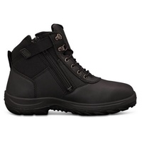 26-660 OLIVER 140MM BLACK ZIP SIDED BOOTS