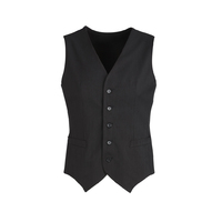 COOL STRETCH MENS PEAKED VEST W/KNITTED BACK